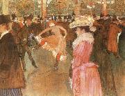 Henri de toulouse-lautrec, A Dance at the Moulin Rouge